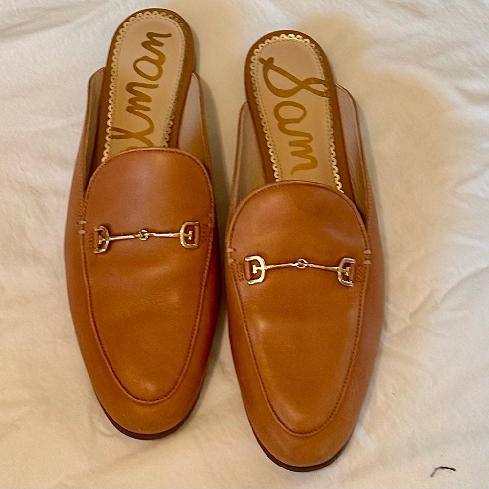 Sam Edelman Tan Loafers Slip-On Mule